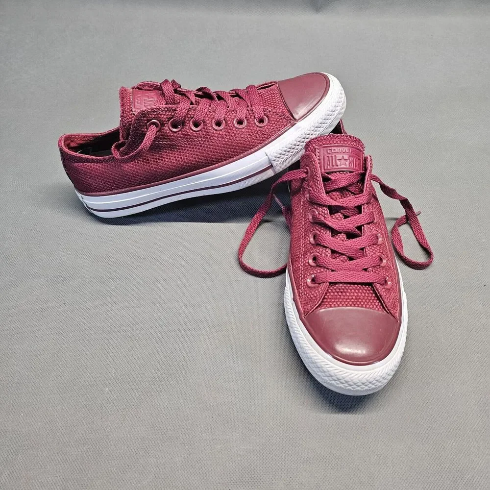 Converse Chuck Tailor All Star Ox Unisex 155420f-RHUBARB/WHITE/BROWN 7w/5m - Picture 1 of 10